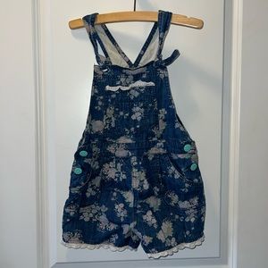 Matilda Jane shortalls with flowers size 6